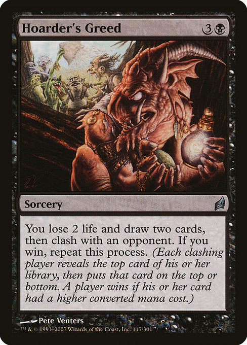 Hoarder's Greed (117) (Foil) - Lorwyn - Game On
