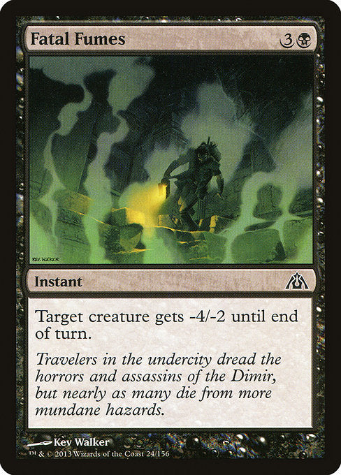 Fatal Fumes (24) (Foil) - Dragon's Maze - Game On