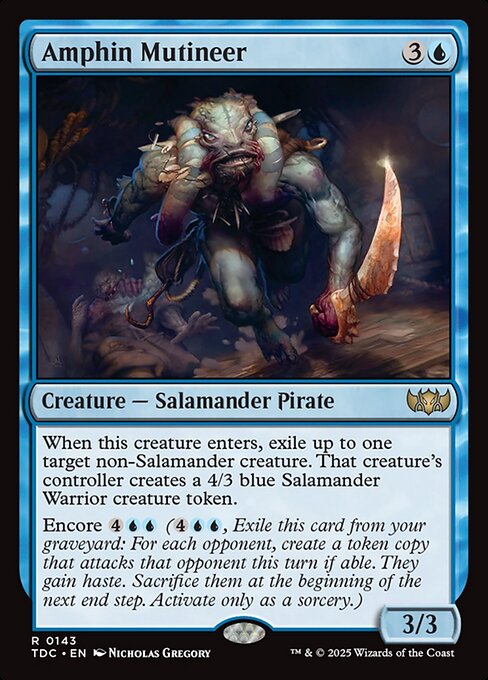Amphin Mutineer (143) - Tarkir: Dragonstorm Commander - Game On