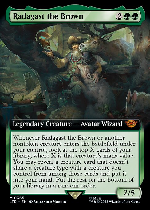 Radagast the Brown (365) - EXTENDED ART - The Lord of the Rings: Tales of Middle-earth - Game On