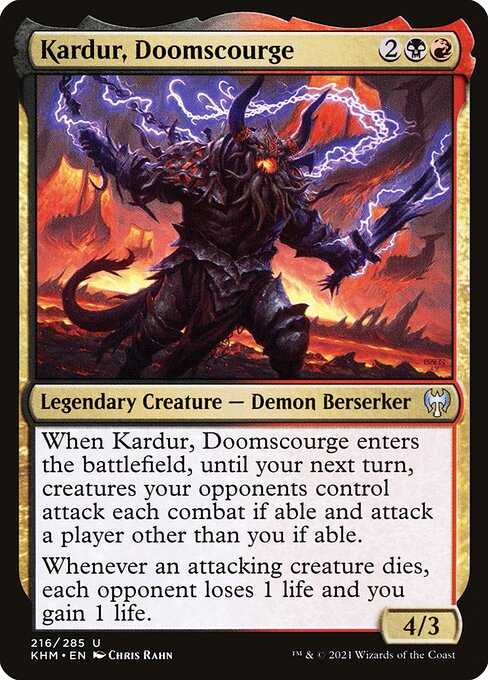 Kardur, Doomscourge (216) (Foil) - Kaldheim - Game On