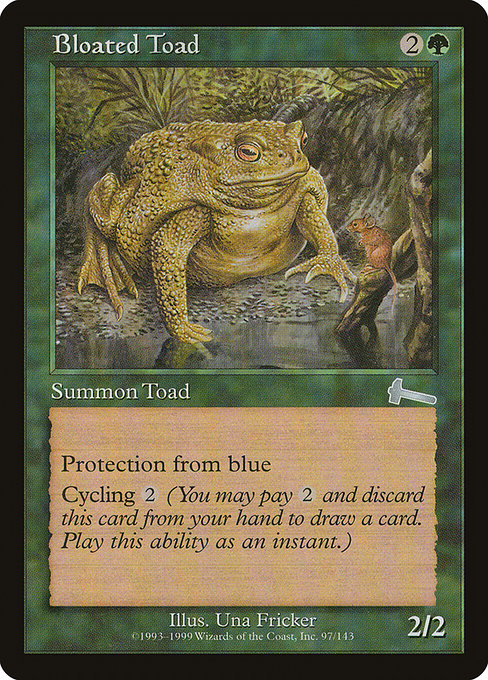 Bloated Toad (97) (Foil) - Urza's Legacy - Game On
