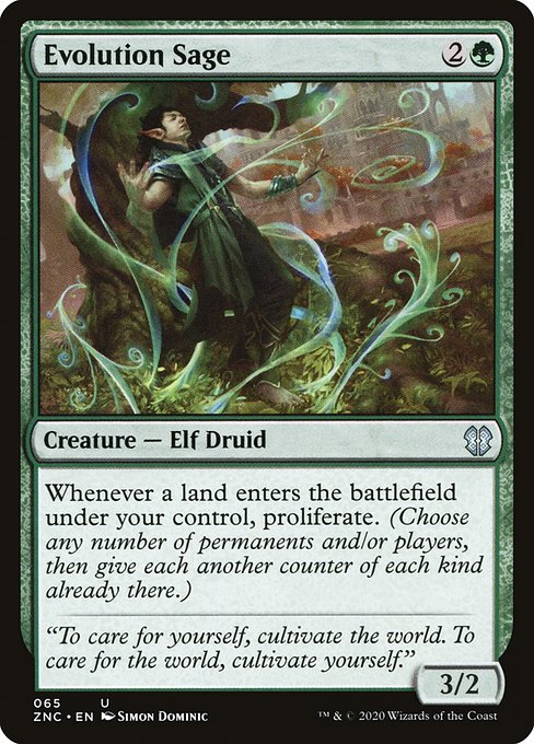 Evolution Sage (65) - Zendikar Rising Commander - Game On