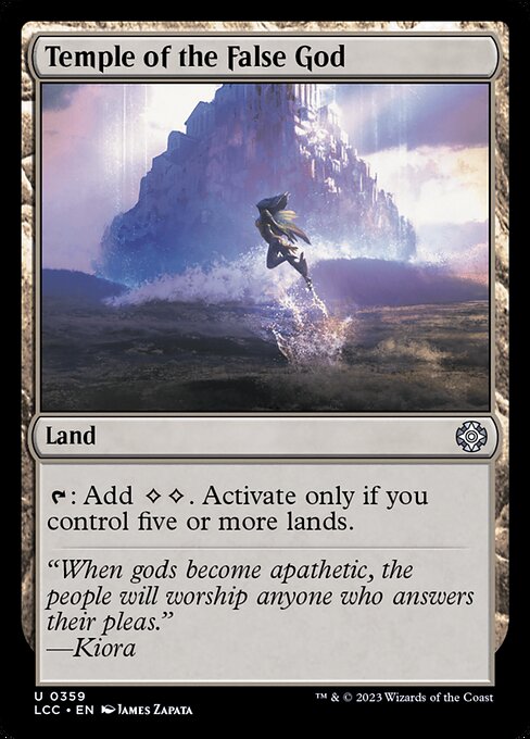 Temple of the False God (359) - The Lost Caverns of Ixalan Commander - Game On