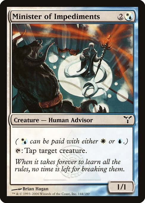Minister of Impediments (144) (Foil) - Dissension - Game On