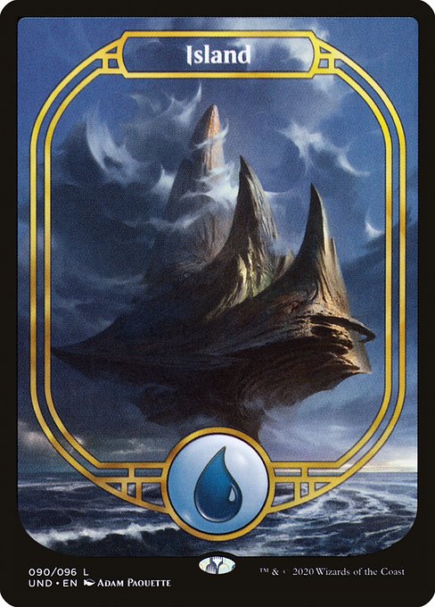 Island (90) - FULL ART - Unsanctioned - Game On