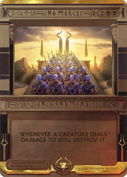 No Mercy (43) - BORDERLESS (Foil) - Amonkhet Invocations - Game On