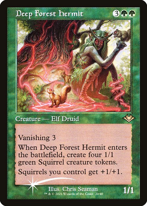 Deep Forest Hermit (20) (Etched) - Modern Horizons 1 Timeshifts - Game On