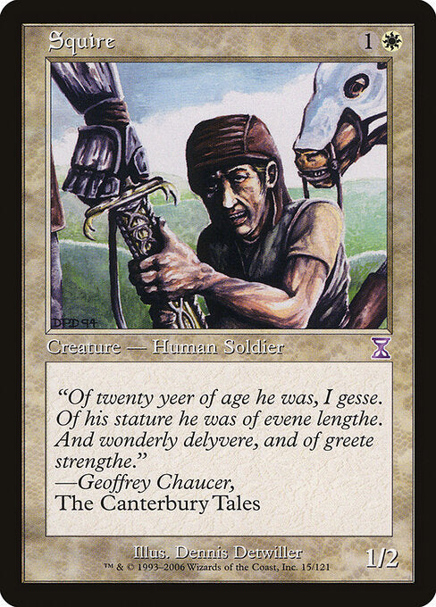 Squire (15) (Foil) - Time Spiral Timeshifted - Game On