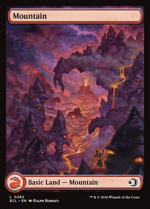 Mountain (282) (Foil) - Lorwyn Eclipsed - Game On