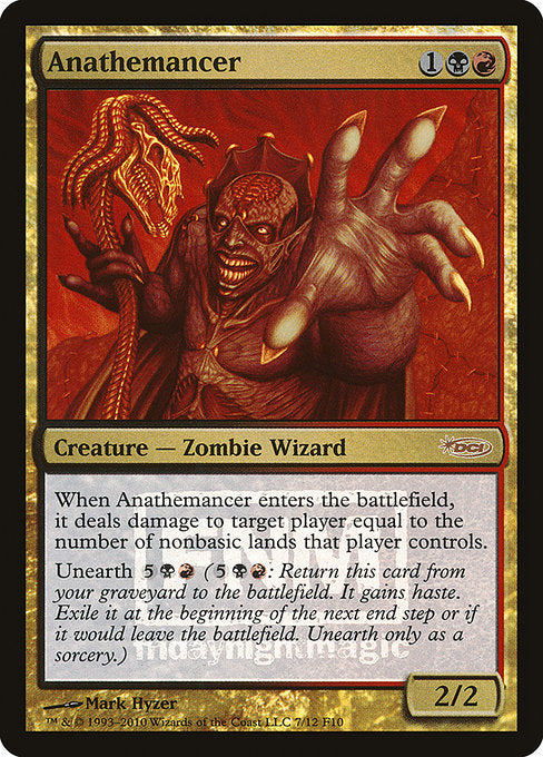 Anathemancer (7) (Foil) - Friday Night Magic 2010 - Game On