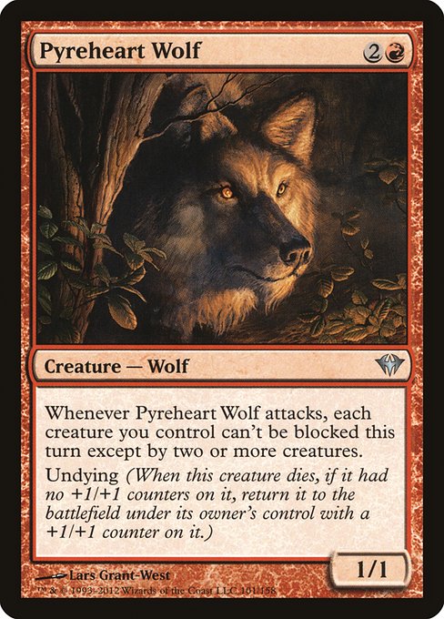 Pyreheart Wolf (101) - Dark Ascension - Game On