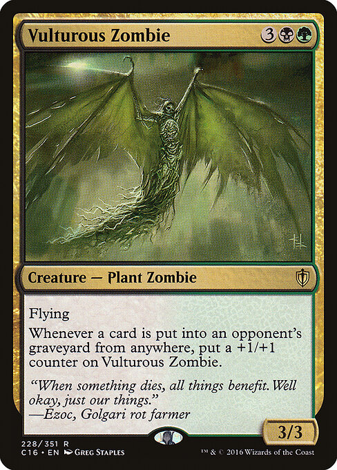Vulturous Zombie (228) - Commander 2016 - Game On
