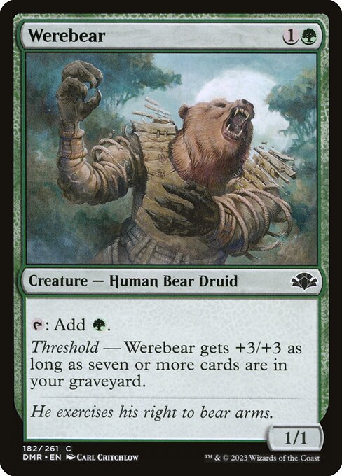 Werebear (182) - Dominaria Remastered - Game On