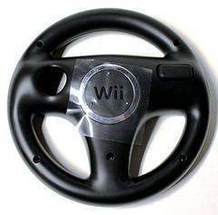 Wii Wheel Black - Wii (Complete In Box) - Game On