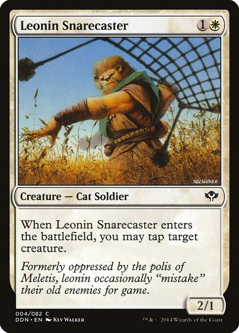 Leonin Snarecaster (4) - Duel Decks: Speed vs. Cunning - Game On