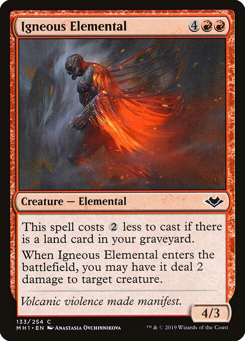 Igneous Elemental (133) (Foil) - Modern Horizons - Game On