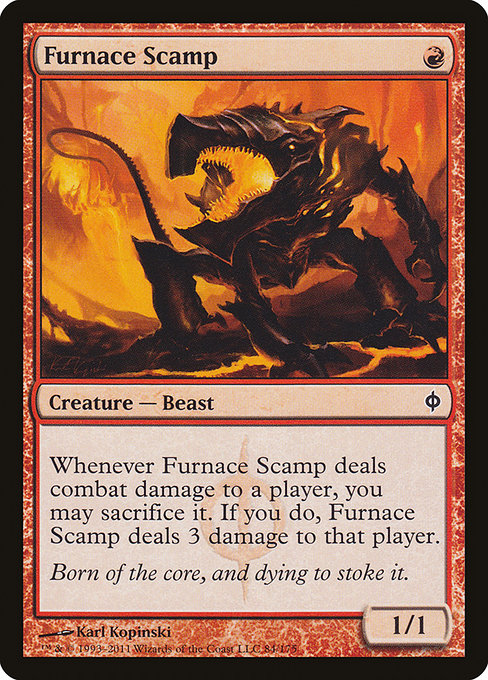 Furnace Scamp (84) (Foil) - New Phyrexia - Game On