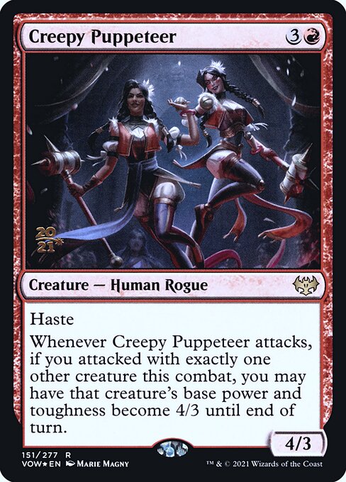 Creepy Puppeteer (151s) (Foil) - Innistrad: Crimson Vow Promos - Game On