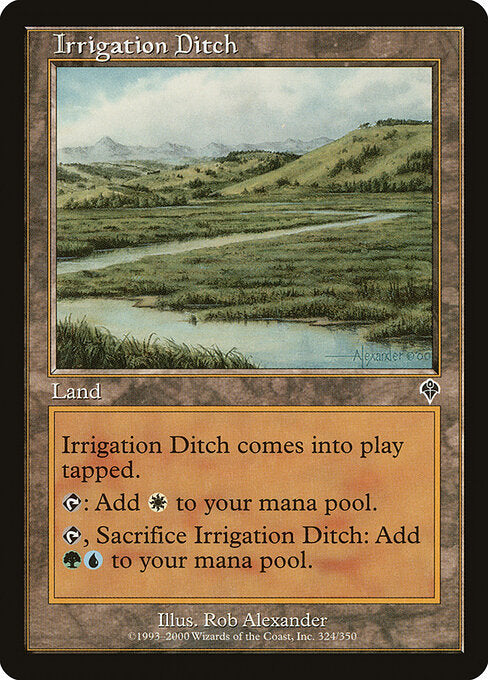 Irrigation Ditch (324) (Foil) - Invasion - Game On