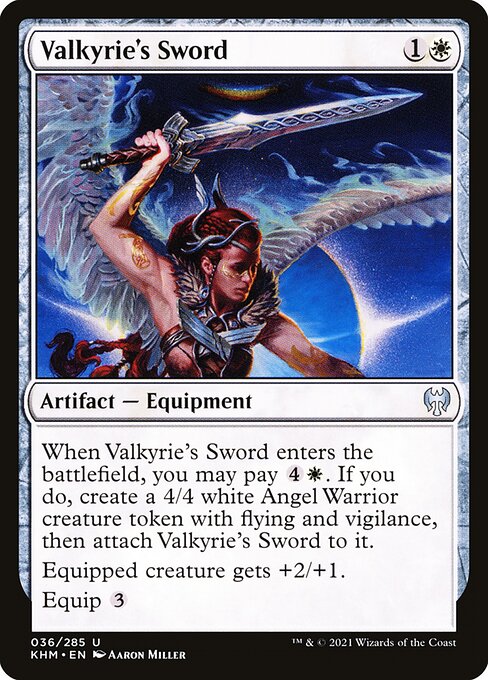 Valkyrie's Sword (36) (Foil) - Kaldheim - Game On