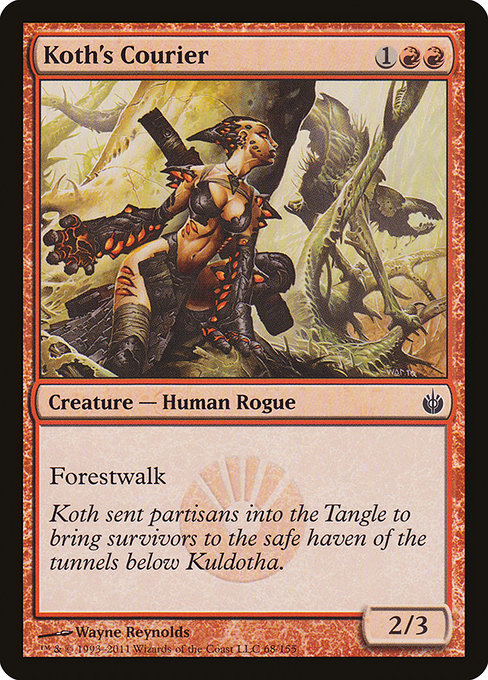 Koth's Courier (68) (Foil) - Mirrodin Besieged - Game On