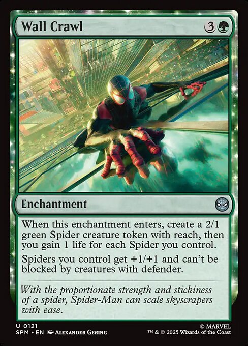 Wall Crawl (121) (Foil) - Marvel's Spider-Man - Game On