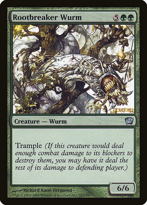 Rootbreaker Wurm (267★) - Ninth Edition - Game On