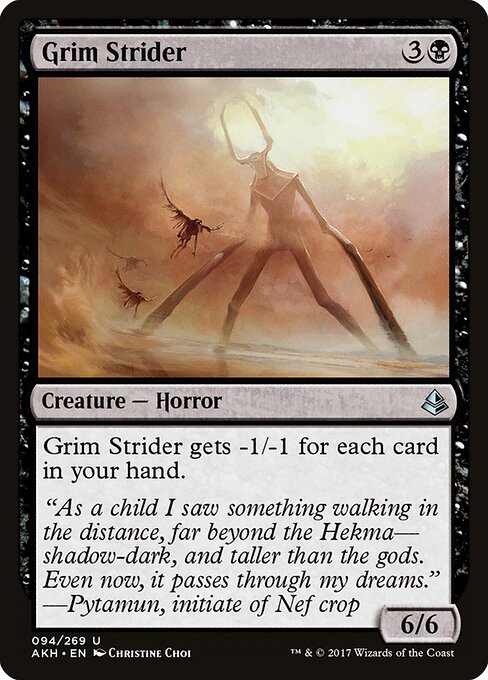 Grim Strider (94) (Foil) - Amonkhet - Game On