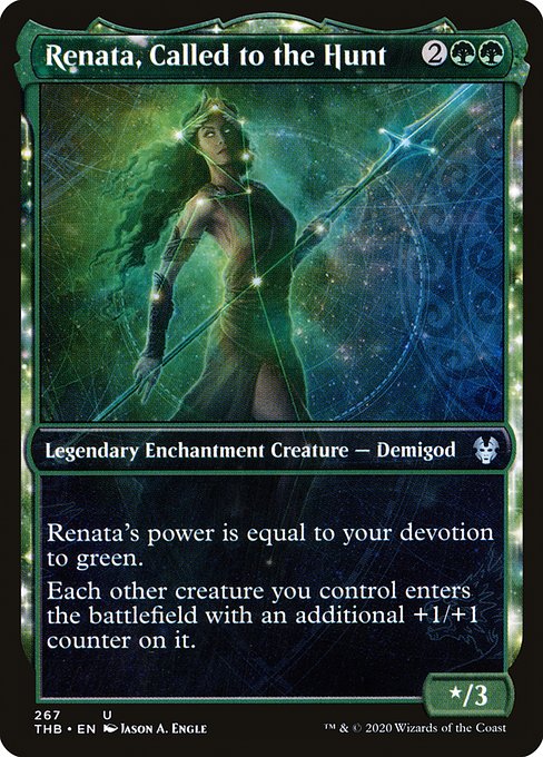 Renata, Called to the Hunt (267) - SHOWCASE - FULL ART - Theros Beyond Death - Game On