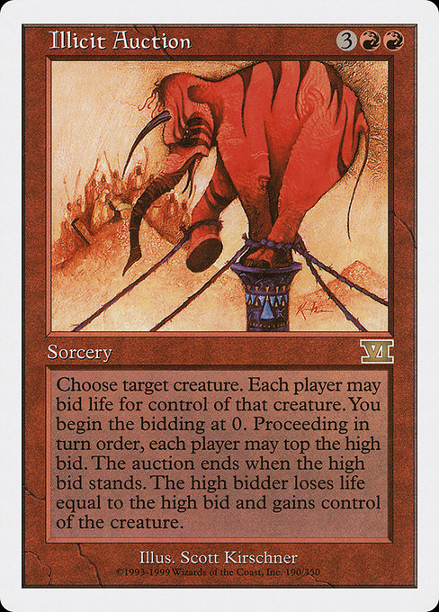 Illicit Auction (190) - Classic Sixth Edition - Game On