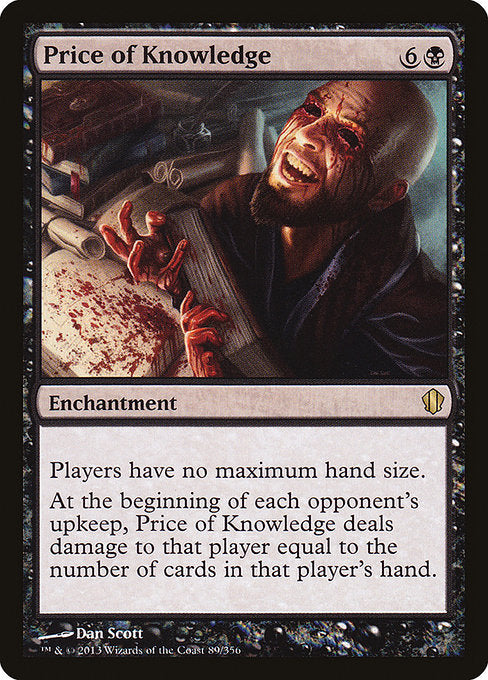 Price of Knowledge (89) - Commander 2013 - Game On