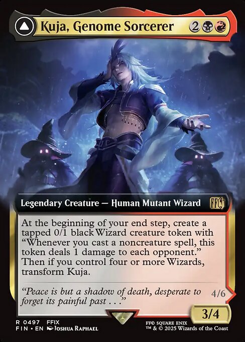 Kuja, Genome Sorcerer // Trance Kuja, Fate Defied (497) - EXTENDED ART - Final Fantasy - Game On