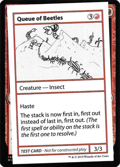 Queue of Beetles (61) - Mystery Booster Playtest Cards 2021 - Game On