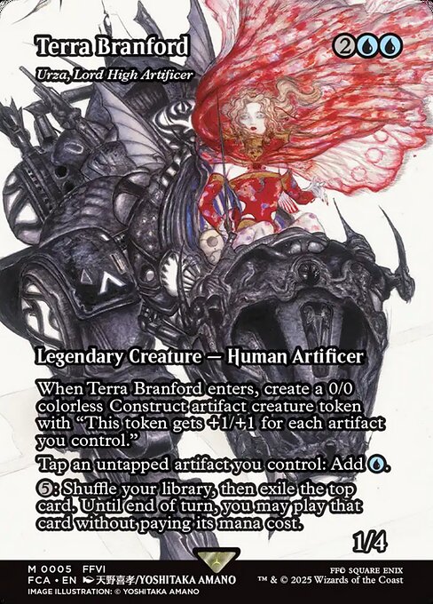 Urza, Lord High Artificer (5) - BORDERLESS - FULL ART - Final Fantasy: Through the Ages - Game On