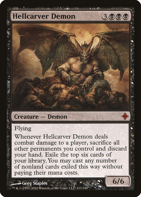 Hellcarver Demon (113) - Rise of the Eldrazi - Game On