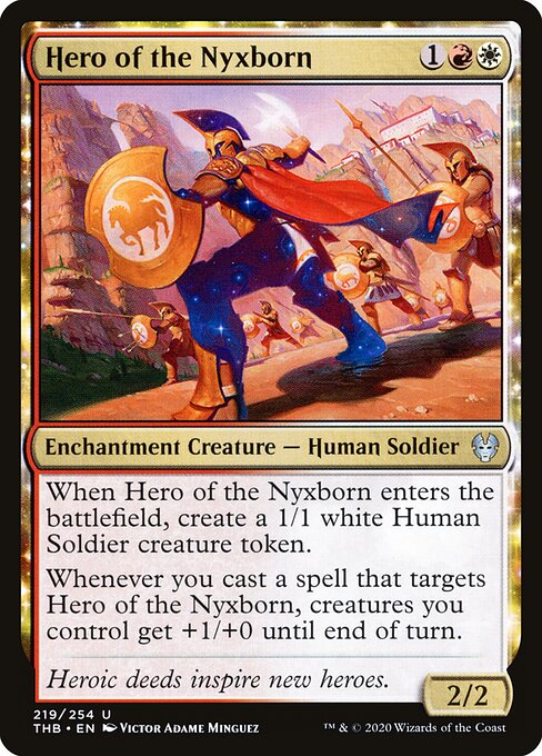 Hero of the Nyxborn (219) (Foil) - Theros Beyond Death - Game On