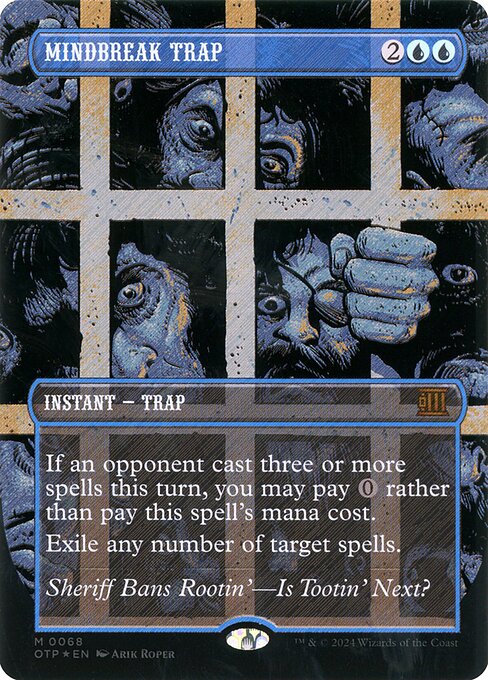Mindbreak Trap (68) - BORDERLESS - FULL ART (Foil) - Breaking News - Game On