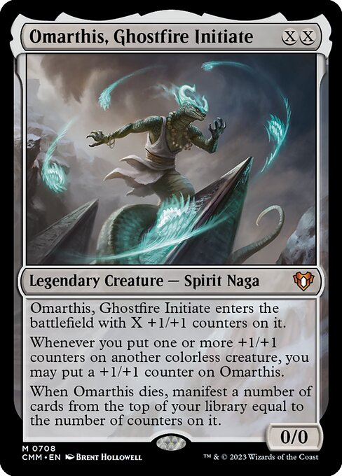 Omarthis, Ghostfire Initiate (708) (Foil) - Commander Masters - Game On