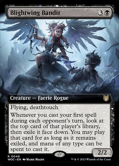 Blightwing Bandit (49) - EXTENDED ART - Wilds of Eldraine Commander - Game On