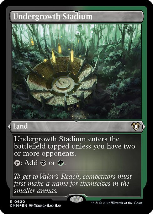 Undergrowth Stadium (620) (Etched) - Commander Masters - Game On