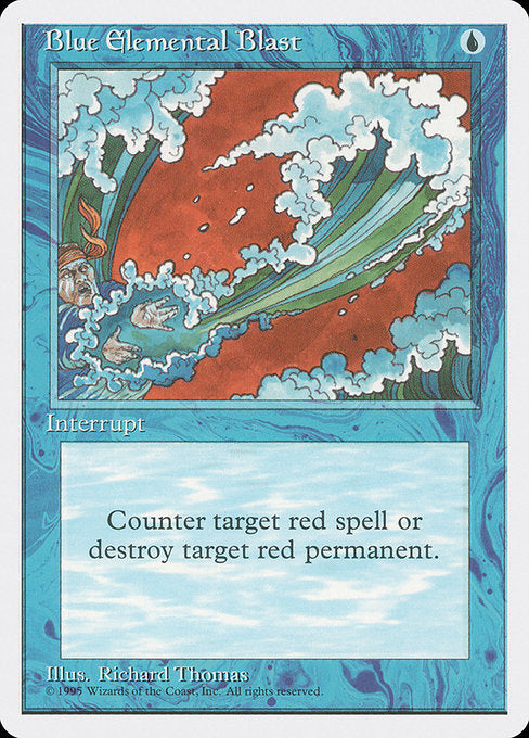 Blue Elemental Blast (63) - Fourth Edition - Game On