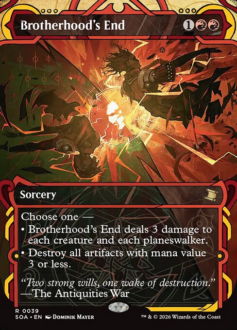 Brotherhood's End (39) - BORDERLESS - Secrets of Strixhaven Mystical Archive - Game On
