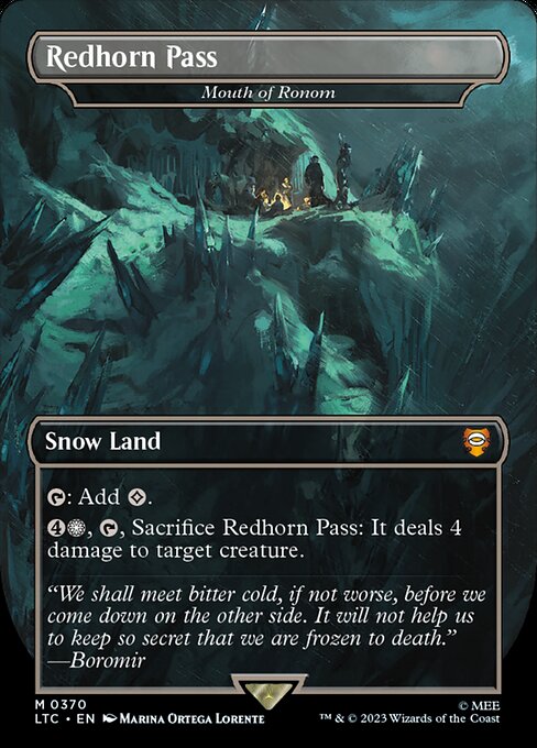 Mouth of Ronom (370) - BORDERLESS - FULL ART - Tales of Middle-earth Commander - Game On