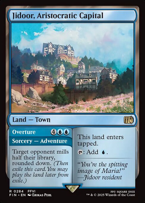 Jidoor, Aristocratic Capital // Overture (284) (Foil) - Final Fantasy - Game On