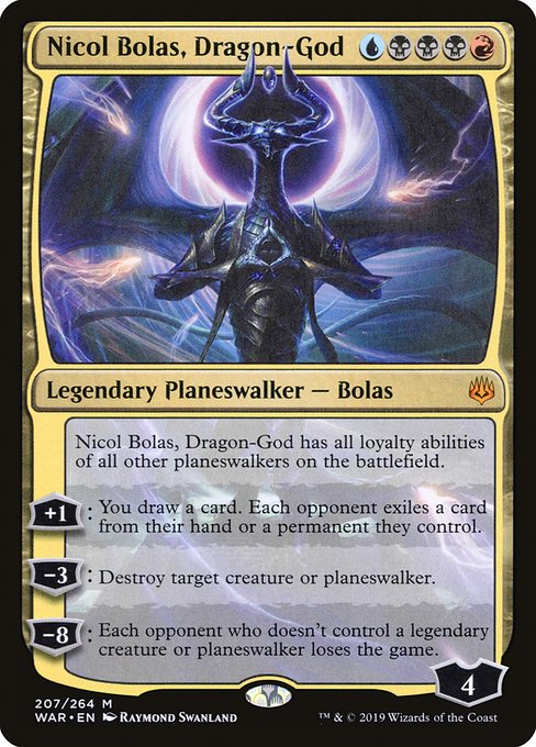 Nicol Bolas, Dragon-God (207) (Foil) - War of the Spark - Game On