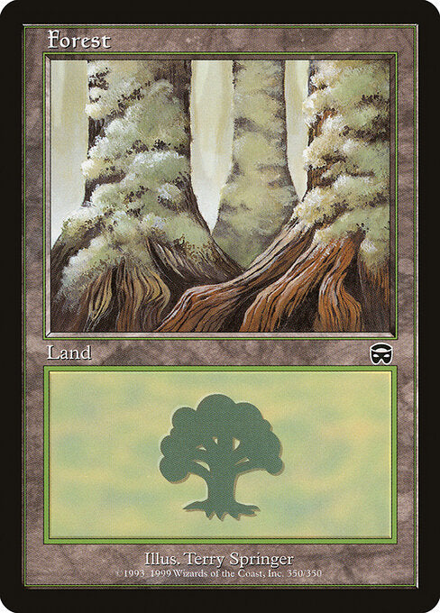 Forest (350) (Foil) - Mercadian Masques - Game On