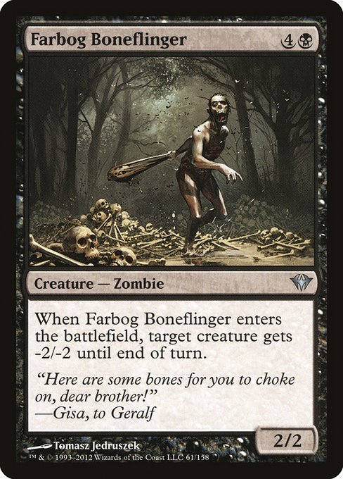 Farbog Boneflinger (61) (Foil) - Dark Ascension - Game On