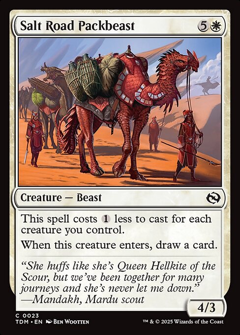 Salt Road Packbeast (23) - Tarkir: Dragonstorm - Game On