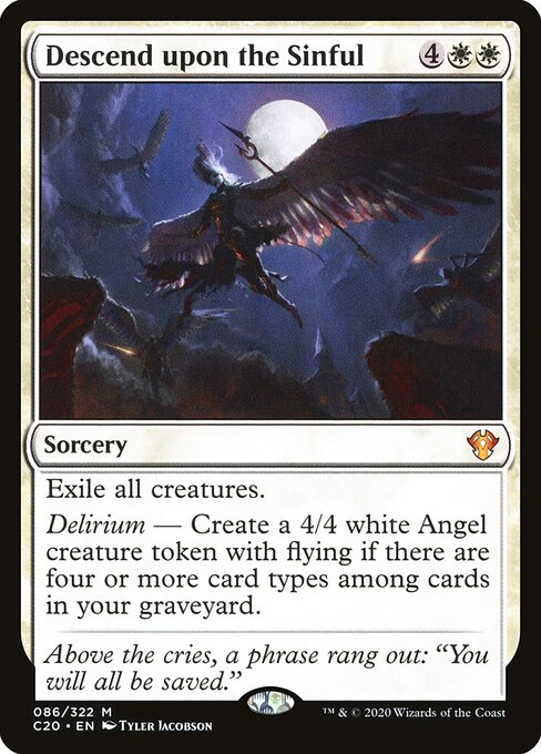 Descend upon the Sinful (86) - Commander 2020 - Game On